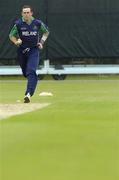 9 July 2005; Trent Johnston, Ireland, prepares to bowl. ICC Trophy Semi-Final, Ireland v Canada, Castle Avenue, Clontarf, Dublin. Picture credit; Brian Lawless / SPORTSFILE