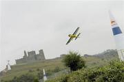 24 July 2005; Pilot Steve Jones of Great Britain in action during the Red Bull Air Race. Cashel, Co. Tipperary. Picture credit; Brian Lawless / SPORTSFILE