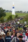 24 July 2005; Spectators make their way home after the Red Bull Air Race. Cashel, Co. Tipperary. Picture credit; David Maher / SPORTSFILE