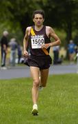 10 July 2005; Killian Lonergan, Clonliffe Harriers, on his way to finishing second in the adidas Irish Runner Challenge. Phoenix Park, Dublin. Picture credit; Brian Lawless / SPORTSFILE