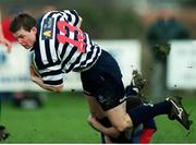 22 January 2000; Brian O'Driscoll, Blackrock, in action against, Belfast Harlequinns. AIB League Rugby, Division 2, Blackrock College v Belfast Harlequinns, Stradbrook, Dublin. Picture credit: Damien Eagers / SPORTSFILE