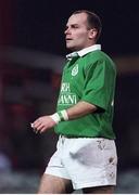 4 February 2000; Paul Burke, Ireland A. Six Nations &quot;A&quot; Rugby International, England Saxons v Ireland A, Franklins Gardens, Northampton, England. Picture credit: Matt Browne / SPORTSFILE