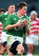 11 November 2000; Brian O'Driscoll, Ireland. International Rugby Friendly, Ireland v Japan, Lansdowne Road, Dublin. Picture credit: Brendan Moran / SPORTSFILE