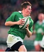 11 November 2000; Brian O'Driscoll, Ireland. International Rugby Friendly, Ireland v Japan, Lansdowne Road, Dublin. Picture credit: Brendan Moran / SPORTSFILE