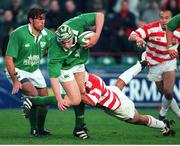 11 November 2000; Malcolm O'Kelly, Ireland. International Rugby Friendly, Ireland v Japan, Lansdowne Road, Dublin. Picture credit: Ray Lohan / SPORTSFILE