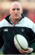 11 November 2000; Keith Wood, Ireland captain. International Rugby Friendly, Ireland v Japan, Lansdowne Road, Dublin. Picture credit: Damien Eagers / SPORTSFILE