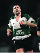15 November 2000; Emmet Byrne, Ireland A.&quot;A&quot; Rugby International, Ireland A v South Africa A, Thomond Park, Limerick. Picture credit: Matt Browne / SPORTSFILE