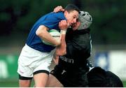 2 December 2000; Alan Conboy, St Mary's College, is tackled by Kieran Gallagher, Young Munster. AIB League Rugby, St Mary's College v Young Munster, Templeville Road, Dublin. Picture credit: Brendan Moran / SPORTSFILE