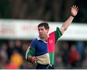 2 December 2000; Alain Rolland, referee. AIB League Rugby, St. Mary's College v Young Munster, Templeville Road, Dublin. Picture credit: Brendan Moran / SPORTSFILE *** Local Caption ***