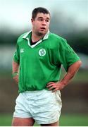 18 November 2000; Gavin Hickie, Ireland U21. U21 Rugby International, Ireland U21 v New Zealand U21, Dr Hickey Park, Greystones, Co. Wicklow. Picture credit: Brendan Moran / SPORTSFILE