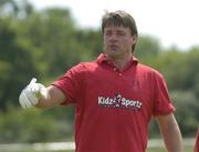 12 July 2005; Former Manchester United goalkeeper Gary Kelly at the Kidz 4 Sports Summer Campz 2005, which includes soccer, hockey and golf. Naas Sports Centre, Naas, Co. Kildare. Picture credit; Pat Murphy / SPORTSFILE