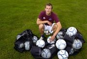 14 July 2005; Pat O'Sullivan, Drogheda United, before squad training. Mosney, Co. Louth. Picture credit; Damien Eagers / SPORTSFILE