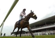 27 July 2005; Ansar, with Denis O'Regan up, crosses the finish line to win the Hewlett-Packard Galway Plate. Galway Races, Ballybrit, Co. Galway. Picture credit; Pat Murphy / SPORTSFILE