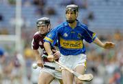 31 July 2005; Tomy Dunne, Tipperary, in action against Damien Joyce, Galway. Guinness All-Ireland Hurling Championship, Quarter-Final, Galway v Tipperary, Croke Park, Dublin. Picture credit; Brendan Moran / SPORTSFILE