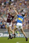 31 July 2005; Niall Healy, Galway is tackled by Philip Maher, Tipperary. Guinness All-Ireland Hurling Championship, Quarter-Final. Galway v Tipperary, Croke Park, Dublin. Picture credit; Damien Eagers / SPORTSFILE