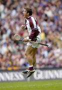 31 July 2005; Liam Donoghue, Galway goalkeeper and captain celebrates after a goal was scored. Guinness All-Ireland Hurling Championship, Quarter-Final, Galway v Tipperary, Croke Park, Dublin. Picture credit; Damien Eagers / SPORTSFILE