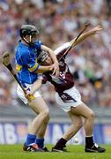 31 July 2005; Niall Healy, Galway, in action against Conor O'Mahoney, Tipperary. Guinness All-Ireland Hurling Championship, Quarter-Final, Galway v Tipperary, Croke Park, Dublin. Picture credit; Brendan Moran / SPORTSFILE