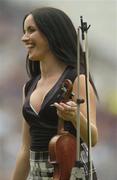 31 July 2005; Brenda Curtin from the Bridie's who played at half time. Guinness All-Ireland Hurling Championship, Quarter-Final, Kilkenny v Limerick, Croke Park, Dublin. Picture credit; Damien Eagers / SPORTSFILE