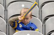 31 July 2005; Two and a half year old Natham Cummins, from Roscrea, Co. Tipperary, before the start of the game. Tipperary, Guinness All-Ireland Senior Hurling Championship Quarter-Final, Galway v Tipperary, Croke Park, Dublin. Picture credit; Ray McManus / SPORTSFILE