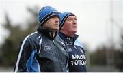 23 February 2014; Dublin manager Anthony Daly, left, and selector Ciaran Hetherton. Allianz Hurling League, Division 1A, Round 2, Dublin v Clare, Parnell Park, Dublin. Picture credit: Stephen McCarthy / SPORTSFILE