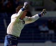 18 April 1999; Alan O'Donovan of St Jarlath's celebrates after scoring a goal during GAA All-Ireland Post Primary Senior A Schools Football Hogan Cup Final match between St Jarlath's Tuam, Galway and Good Counsel New Ross, Wexford at Croke Park in Dublin. Photo by Matt Browne/Sportsfile