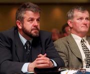 17 April 1999; GAA Presidential candidate Albert Fallon during the GAA Annual Congress at the Burlington Hotel in Dublin. Photo by Ray McManus/Sportsfile