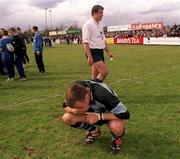 17 April 1999; A dejected Andrew Thompson of Shannon after the AIB All-Ireland League Division 1 semi-final match between Cork Constitution RFC and Shannon RFC at Temple Hill in Cork. Photo by Brendan Moran/Sportsfile