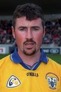 18 April 1999; Bernard Scanlon of Clare prior to the Church and General National Hurling League Division 1A match between Dublin and Clare at Parnell Park in Dublin. Photo by Damien Eagers/Sportsfile