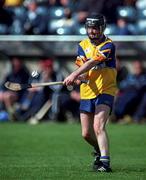 18 April 1999; Brian Minogue of Clare during the Church and General National Hurling League Division 1A match between Dublin and Clare at Parnell Park in Dublin. Photo by Damien Eagers/Sportsfile