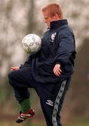 26 April 1999; Damien Duff during Republic of Ireland Squad training at the AUL Sports Complex in Clonshaugh, Dublin. Photo by Matt Browne/Sportsfile