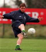 26 April 1999; David Connolly during Republic of Ireland Squad training at the AUL Sports Complex in Clonshaugh, Dublin. Photo by Matt Browne/Sportsfile