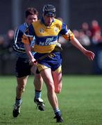 18 April 1999; Fergal Hegarty of Clare during the Church and General National Hurling League Division 1A match between Dublin and Clare at Parnell Park in Dublin. Photo by Damien Eagers/Sportsfile