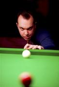 14 April 1999; Fergal O'Brien poses for a portrait at Raphael's Snooker Club in Lucan, Dublin. Photo by Matt Browne/Sportsfile