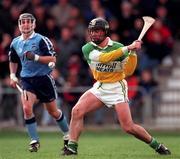 10 April 1999; Johnny Dooley of Offaly during the Church & General National Hurling League Division 1A match between Offaly and Dublin at St Brendan's Park in Birr, Offaly. Photo by Ray McManus/Sportsfile