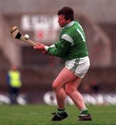 11 April 1999; Mike Houlihan of Limerick during the Church & General National Hurling League Division 1A match between Limerick and Kerry at the Gaelic Grounds in Limerick. Photo by Aoife Rice/Sportsfile