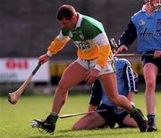 10 April 1999; Paudie Mulhare of Offaly during the Church & General National Hurling League Division 1A match between Offaly and Dublin at St Brendan's Park in Birr, Offaly. Photo by Ray McManus/Sportsfile