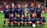 23 April 1999; The St Patrick's Athletic team prior to the Harp Lager National League Premier Division match between Shamrock Rovers and St Patrick's Athletic at Tolka Park in Dublin. Photo by David Maher/Sportsfile