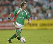 28 July 2005; Joe Gamble, Cork City. UEFA Cup, First Qualifying Round, 2nd Leg, Cork City v FK Ekranas, Turners Cross, Cork. Picture credit; Brendan Moran / SPORTSFILE
