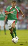28 July 2005; John O'Flynn, Cork City. UEFA Cup, First Qualifying Round, 2nd Leg, Cork City v FK Ekranas, Turners Cross, Cork. Picture credit; Brendan Moran / SPORTSFILE
