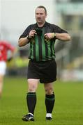 30 July 2005; Martin Sludden, Referee. All-Ireland Minor Football Championship Quarter Final, Cork v Offaly, O'Moore Park, Portlaoise, Co. Laois. Picture credit; Brendan Moran / SPORTSFILE