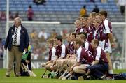 31 July 2005; The Galway squad stand together for the team photograph. Guinness All Ireland Hurling Championship, Quarter Final, Galway v Tipperary, Croke Park, Dublin. Picture credit; Brendan Moran / SPORTSFILE