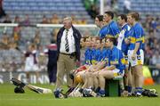 31 July 2005; The Tipperary team stand for the team photograph. Guinness All-Ireland Hurling Championship, Quarter-Final, Galway v Tipperary, Croke Park, Dublin. Picture credit; Brendan Moran / SPORTSFILE