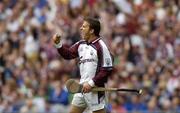 31 July 2005; Liam Donoghue, Galway goalkeeper celebrates after another score. Guinness All-Ireland Hurling Championship, Quarter-Final, Galway v Tipperary, Croke Park, Dublin. Picture credit; Damien Eagers / SPORTSFILE