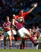 7 August 2005; Padraic Joyce, Galway, in action against Nicholas Murphy, Cork. Bank of Ireland Senior Football Championship Quarter-Final, Galway v Cork, Croke Park, Dublin. Picture credit; David Maher / SPORTSFILE