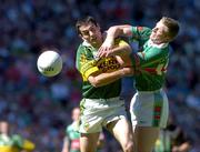 7 August 2005; Austin O'Malley, Mayo, in action against Tom O'Sullivan, Kerry. Bank of Ireland Senior Football Championship Quarter-Final, Kerry v Mayo, Croke Park, Dublin. Picture credit; David Maher / SPORTSFILE