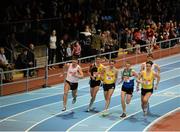 26 February 2014; A view of the start of the Senator Eamonn Coghlan Mile event during the AIT International Arena Grand Prix. Athlone Institute of Technology International Arena, Athlone, Co. Westmeath. Picture credit: Stephen McCarthy / SPORTSFILE