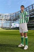 28 February 2014; Danny O'Connor, Bray Wanderers, in attendance at the 2014 SSE Airtricity League Launch. Aviva Stadium, Lansdowne Road, Dublin. Picture credit: Ramsey Cardy / SPORTSFILE