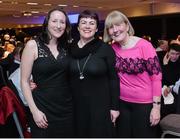 28 February 2014; Mairead McCarthy, Cathy Guirke and Eileen Shiels at the Annual Voluntary Stewards Dinner, Croke Park, Dublin. Picture credit: Matt Browne / SPORTSFILE