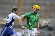 1 March 2014; Colin Fennelly, Leinster, in action against David Collins, Connacht. GAA Hurling Interprovincial Championship Final, Leinster v Connacht, Croke Park, Dublin. Picture credit: Dáire Brennan / SPORTSFILE