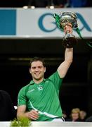 1 March 2014; Conal Keaney, Leinster, lifts the cup after victory over Connacht. GAA Hurling Interprovincial Championship Final, Leinster v Connacht, Croke Park, Dublin. Picture credit: Ray McManus / SPORTSFILE